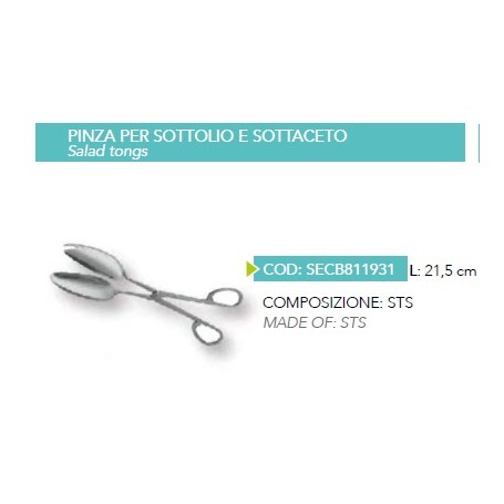PINZA PER SOTTOLIO E SOTTACETO 