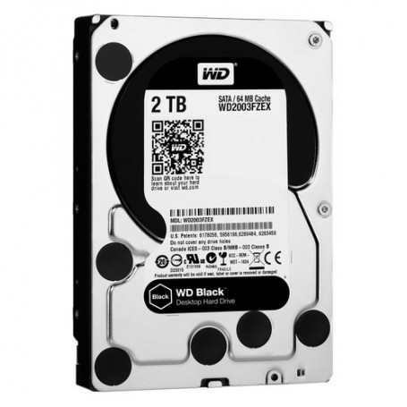 HD WD SATA3 2TB 3.5" BLACK 7200 RPM 64mb cache - WD2003FZEX