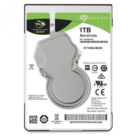 HD SEAGATE SATA BARRACUDA 1TB GB 2.5" 9. 5mm 5400 RPM 8mb cache - ST1000LM048