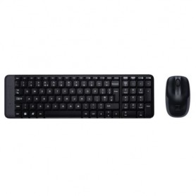 TASTIERA LOGITECH + MOUSE "Wireless Comb o" MK220 NERO USB 920-003721