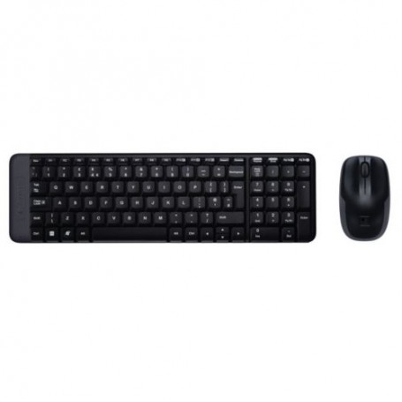 TASTIERA LOGITECH + MOUSE "Wireless Comb o" MK220 NERO USB 920-003721
