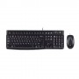 TASTIERA LOGITECH  + MOUSE MK120 USB NER A - 3 TASTI Italian Layout 920-002543