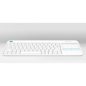 TASTIERA LOGITECH "WIRELESS TOUCH K400 P LUS" BIANCA - 920-007136