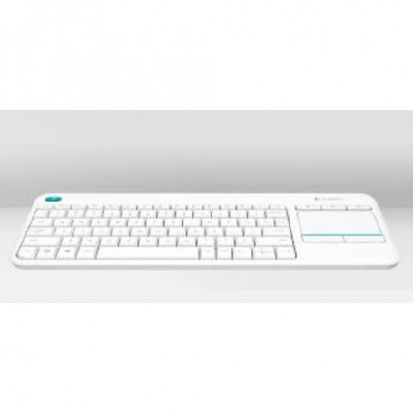TASTIERA LOGITECH "WIRELESS TOUCH K400 P LUS" BIANCA - 920-007136