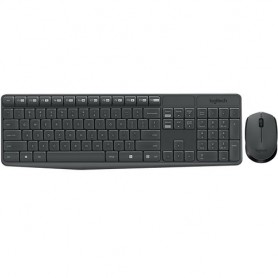 TASTIERA LOGITECH + MOUSE "Wireless MK23 5" wireless affidabile fino a 10 metri