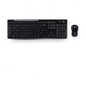 TASTIERA LOGITECH+MOUSE "Wireless Deskto p" MK270 NERA USB (COMBO) - 920-004512
