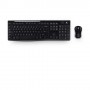 TASTIERA LOGITECH+MOUSE "Wireless Deskto p" MK270 NERA USB (COMBO) - 920-004512
