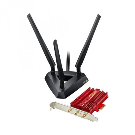 SCHEDA WIRELESS ASUS PCE-AC68 PCI-Expres s AC DUAL Band 1300/600 Mbps 2.4Ghz /5Ghz dualband