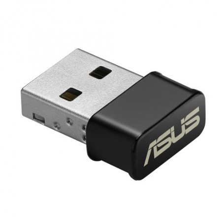 ADATTATORE WIRELESS ASUS USB-AC53 Nano U SB 3.0  WiFi AC1200 Dual Band 867+400Mbps / formato compatto / supporto MU-MIMO