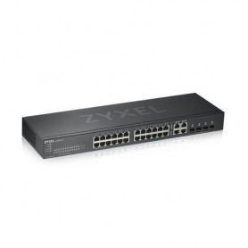 SWITCH ZYXEL GS1920-24V2 24P GIGABIT+4P DUAL GIGABIT-IPv6,VLAN,QoS,IGMP-Design senza ventole,Rack,WEB MANAGED FREE Nebul