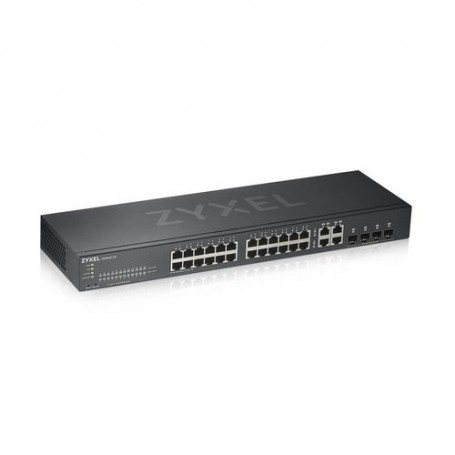 SWITCH ZYXEL GS1920-24V2 24P GIGABIT+4P DUAL GIGABIT-IPv6,VLAN,QoS,IGMP-Design senza ventole,Rack,WEB MANAGED FREE Nebul