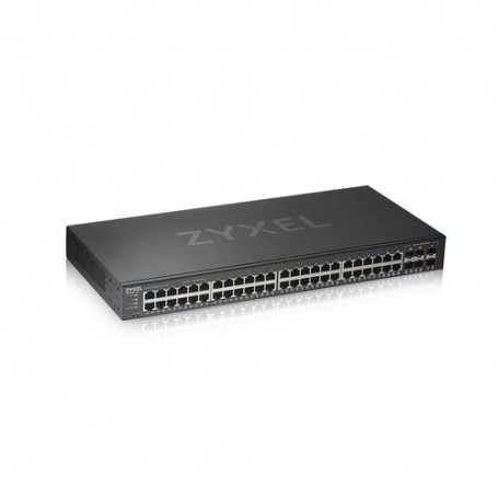SWITCH ZYXEL GS1920-48V2 44P GIGABIT+4P DUAL GIGABIT+2P SFP GIGABIT,  IPv6, RACK,WEB MANAGED FREE Nebula Basic