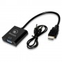 CAVO ADATTATORE ATLANTIS HDMI TO VGA con audio analogico (jack 3,5mm) 20cm A04-HDMI_VGA