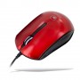 MINI MOUSE ATLANTIS P009-KM23-RD SCROLL USB 3 tasti 800-1000 dpi, Red