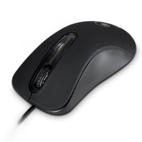 MOUSE ATLANTIS P009-OPTISTAR-USB ottico 3 tasti con scroll usb, Finitura Rubber Coatted Nero
