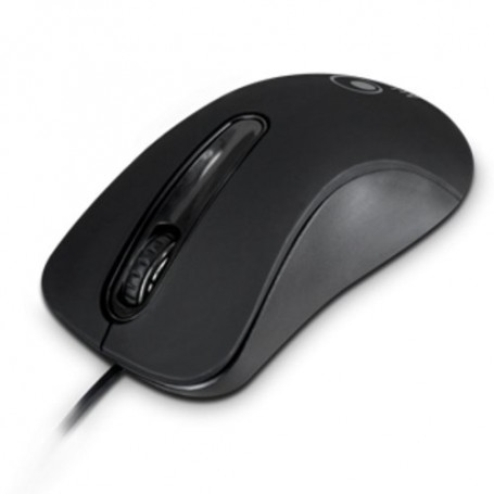 MOUSE ATLANTIS P009-OPTISTAR-USB ottico 3 tasti con scroll usb, Finitura Rubber Coatted Nero