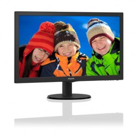MONITOR PHILIPS LED 21.5" Wide 223V5LHSB 2/00 0.248 1920x1080 Full HD 5ms 200cd/m  600:1(10.000.000:1) VGA HDMI VESA Blac
