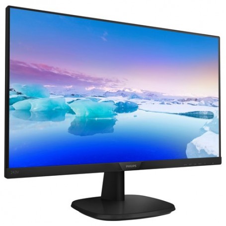 MONITOR PHILIPS LED 23.8"Wide 243V7QDSB/ 00 IPS 1920x1080 250cd/mq 1000:1(10.000.000:1) VGA DVI HDMI