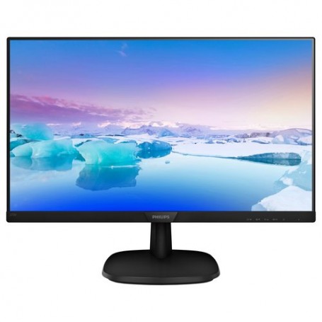 MONITOR PHILIPS LED 27" Wide 273V7QJAB/0 0 1920x1080 5ms 250cd/mq 1000:1(10.000.000:1) 2x2W MM VGA HDMI DP