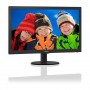 MONITOR PHILIPS LED 23.6" Wide 243V5QHAB A/00 MVA 1920x1080 Full HD 8ms 250cd/m  10.000.000:1 2x2W MM VGA DVI HDMI