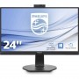 MONITOR PHILIPS LED 23.8"Wide 241B7QUBHE B/00 IPS 1920x1080 250cd/mq 50.000.000:1 2x2W MM WEBCAM PIVOT VGA HDMI DP USB-C