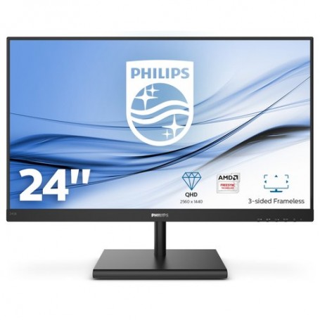 MONITOR PHILIPS LED 23.8"Wide 245E1S/00 IPS 2560x1440 4ms 250cd/mq 1.000:1 (MEGA INFINITY) VGA HDMI DP GAMING
