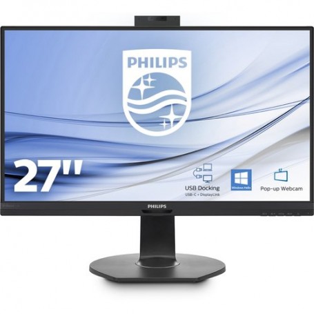 MONITOR PHILIPS LED 27"Wide 272B7QUBHEB/ 00 IPS 2560x1440 350cd/mq 50.000.000:1 2x2W MM WEBCAM PIVOT HDMI DP USB-C dockin