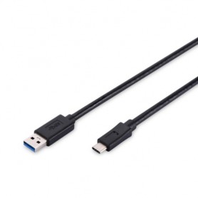 CAVO DIGITUS USB A-C M-M 1MT NERO 