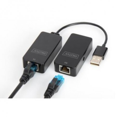 EXTENDER USB 2.0 DIGITUS  FINO A 50mt TR AMITE CAVO RETE CAT 5E