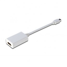 CAVO ADATTATORE DIGITUS DISPLAYPORT/MINI DP - HDMI TIPO A  M/F, 15cm, Bianco
