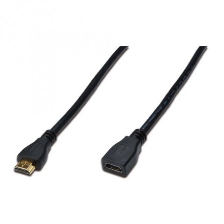 CAVO PROLUNGA HDMI DIGITUS HIGH SPEED WI TH ETHERNET CONNETTORI TIPO A MASCHIO/FEMMINA 5mt