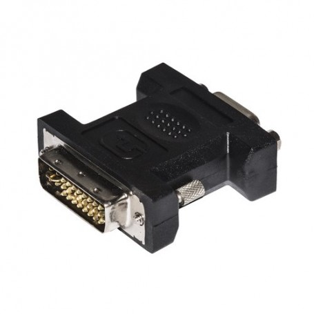 ADATTATORE DVI/VGA LINK da DVI 24+5 pin MASCHIO a VGA 15P FEMMINA