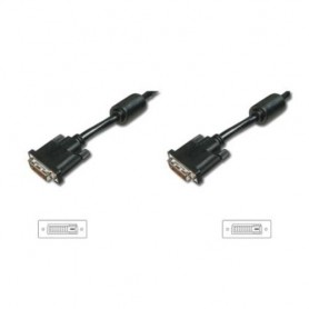 CAVO DVI-D DIGITUS DUAL LINK M/M Connett ori 24+1 pin 5mt con ferrite