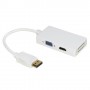 ADATTATORE LINK da DISPLAYPORT a DVI+HDM I+VGA FEMMINA