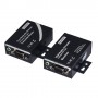 EXTENDER LINK CAT 5/6 VGA TRAMITE CAVO R ETE CON AUDIO FINO A 100 METRI