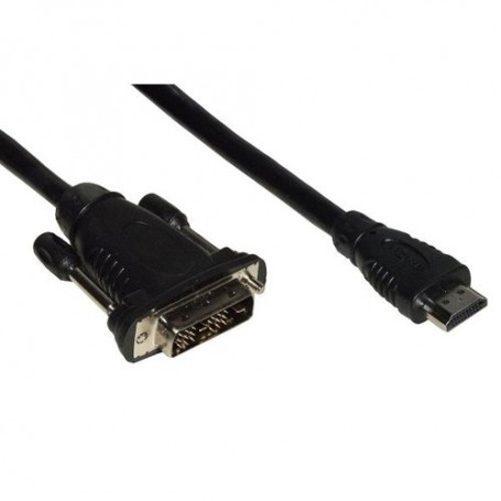 CAVO ADATTATORE M/M HDMI a DVI-D LINK  d a HDMI 19POLI a DVI-D 18+1 POLI 4Kx2K 2MT