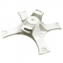 OPT HPE JW047A ARUBA FLAT SURFACE WALL/C EILING WHITE BASIC FLAT SURFACE MOUNT KIT (AP-220-MNT-W1W)