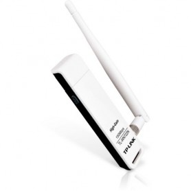 ADATTATORE WIRELESS TP-LINK TL-WN722N US B 2.0 150M LITE N HIGH GAIN 802.11n/g/b, 1 ANTENNA STACCABILE