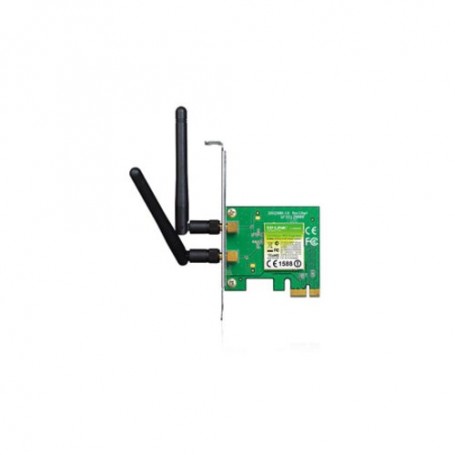SCHEDA WIRELESS TP-LINK TL-WN881ND PCI E XPRESS 300M  Atheros, 2T3R, 2.4GHz 802.11n/g/b, 2 ANTENNE STACCABILI 2dBi
