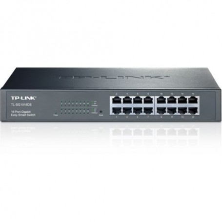 SWITCH TP-LINK TL-SG1016DE 16P EASY SMAR T GIGABIT DESKTOP 10/100/1000Mbps RJ45
