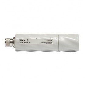 MIKROTIK GrooveA 52 ac Nmale connector, 720MHzCPU,64MB RAM,1xGigabit LAN,1built-in high power2.4/5GHz 802.11a/b/g/n/ac O