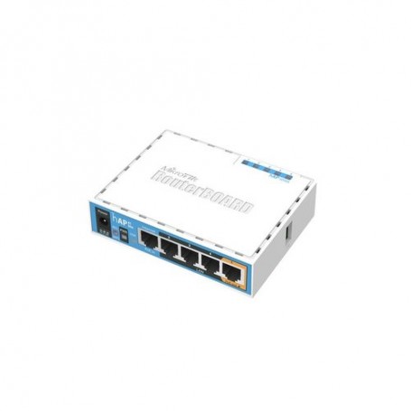 ACCESS POINT MIKROTIK hAP ac lite with 6 50MHzCPU,64MB RAM,5xLAN,2.4Ghz 802.11b/g/n 2chain wireless,5Ghz 802.11ac single
