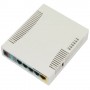 ACCESS POINT MIKROTIK RouterBOARD 951Ui- 2HnD 600Mhz CPU,128MB RAM,5xLAN,2.4Ghz 802b/g/n 2x2 2chain wireless int ant,plas