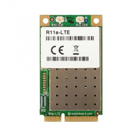 MIKROTIK 2G/3G/4G/LTE miniPCi-e card wit h 2 x u.FL connectors for bands 1/2/3/5/7/8/20/38/40