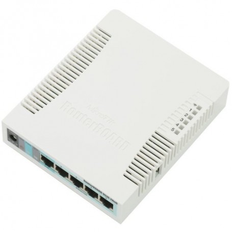 RouterBOARD MIKROTIK 951G-2HnD 600Mhz CP U,128MB,5xGbit LAN,built-in 2.4Ghz 802b/g/n 2x2 2chain wireless with integr ant,
