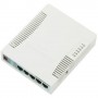 RouterBOARD MIKROTIK 951G-2HnD 600Mhz CP U,128MB,5xGbit LAN,built-in 2.4Ghz 802b/g/n 2x2 2chain wireless with integr ant,