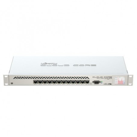 MIKROTIK Cloud Core Router 1016-12G Tile ra Tile-Gx16 CPU(16cores,1.2Ghz per core),2GB RAM, 12xGbit LAN, RouterOS L6,1U r