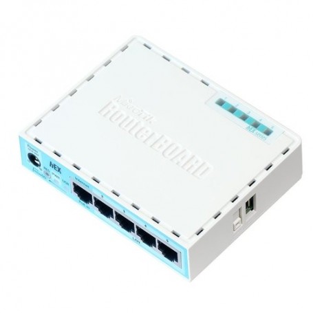 ROUTERBOARD MIKROTIK RB750Gr3 hEX with D ual Core 880MHz MHz CPU,256MB RAM,5Gigabit LAN ports, USB,RouterOS L4,plastic ca