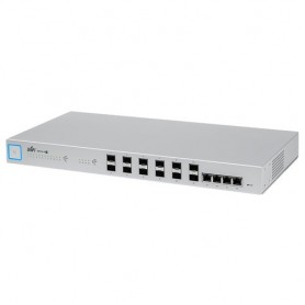 UniFI UBIQUITI Switch 16 porte, 12 Gigab it Fibra + 4 Gigabit RJ45 Full Managed - US-16-XG-EU