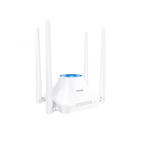 ROUTER TENDA F6 WIRELESS-N BROADBAND 300 M 1P WAN 3P LAN 10/100M, 4 ANTENNE FISSE 5dBi 2.4GHz